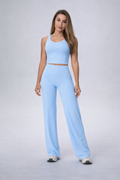 Pantalón Recto Sculpt Azul Cielo