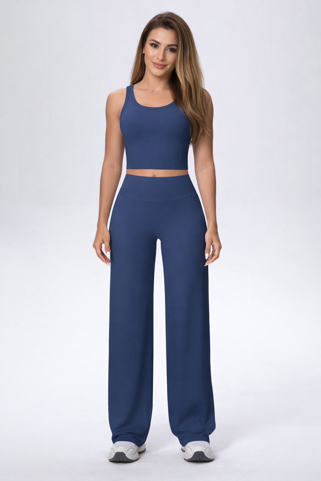 Pantalón Recto Sculpt Azul Marino