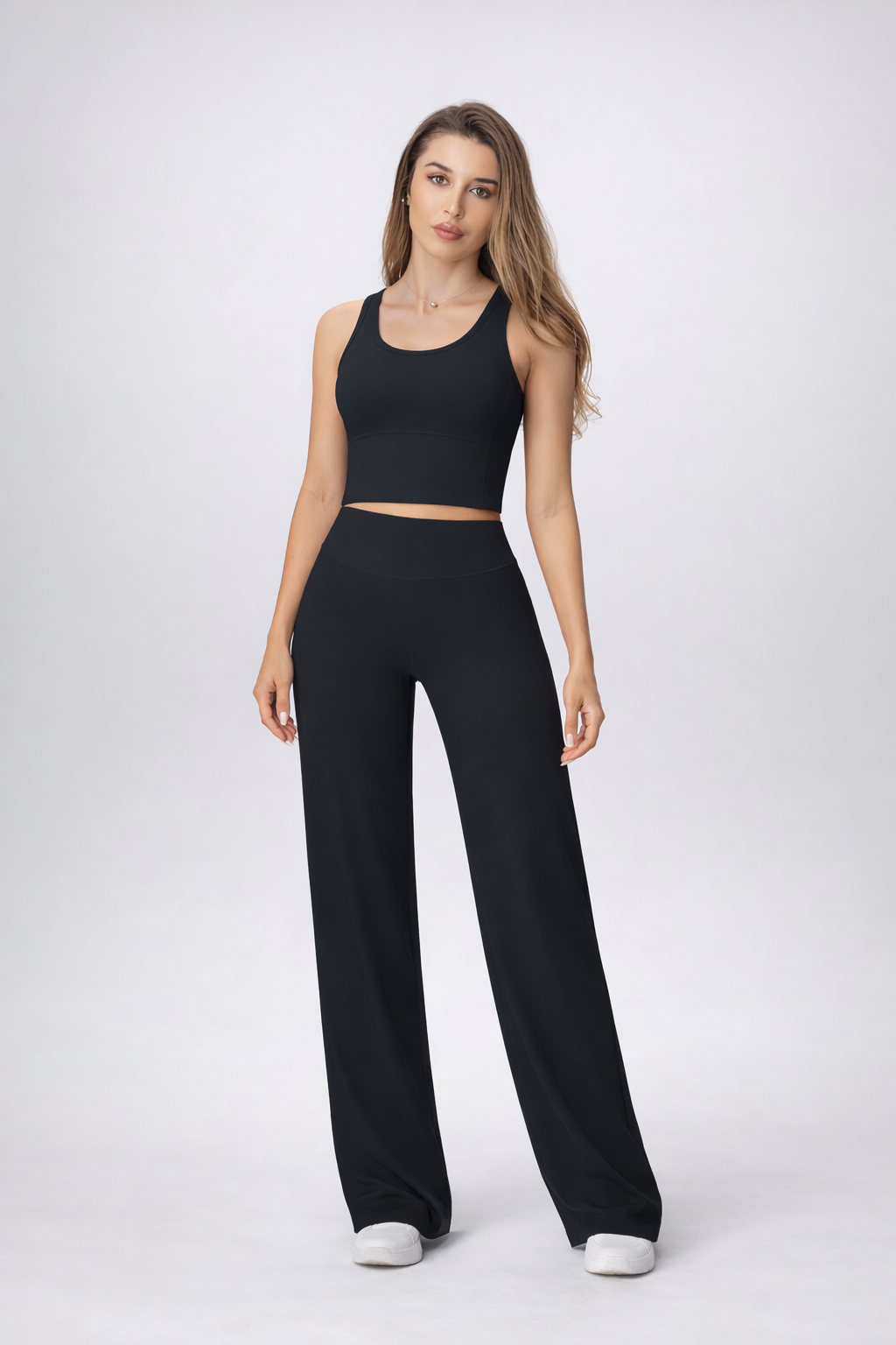 Pantalón Recto Sculpt Negro