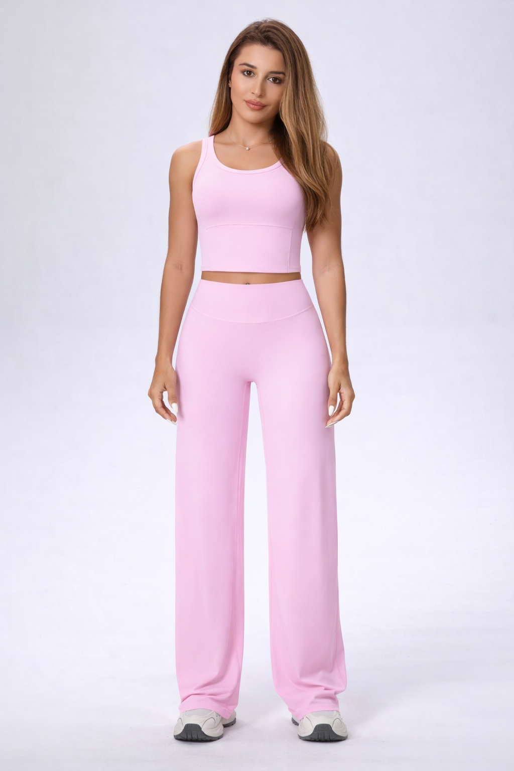 Pantalón Recto Sculpt Rosa