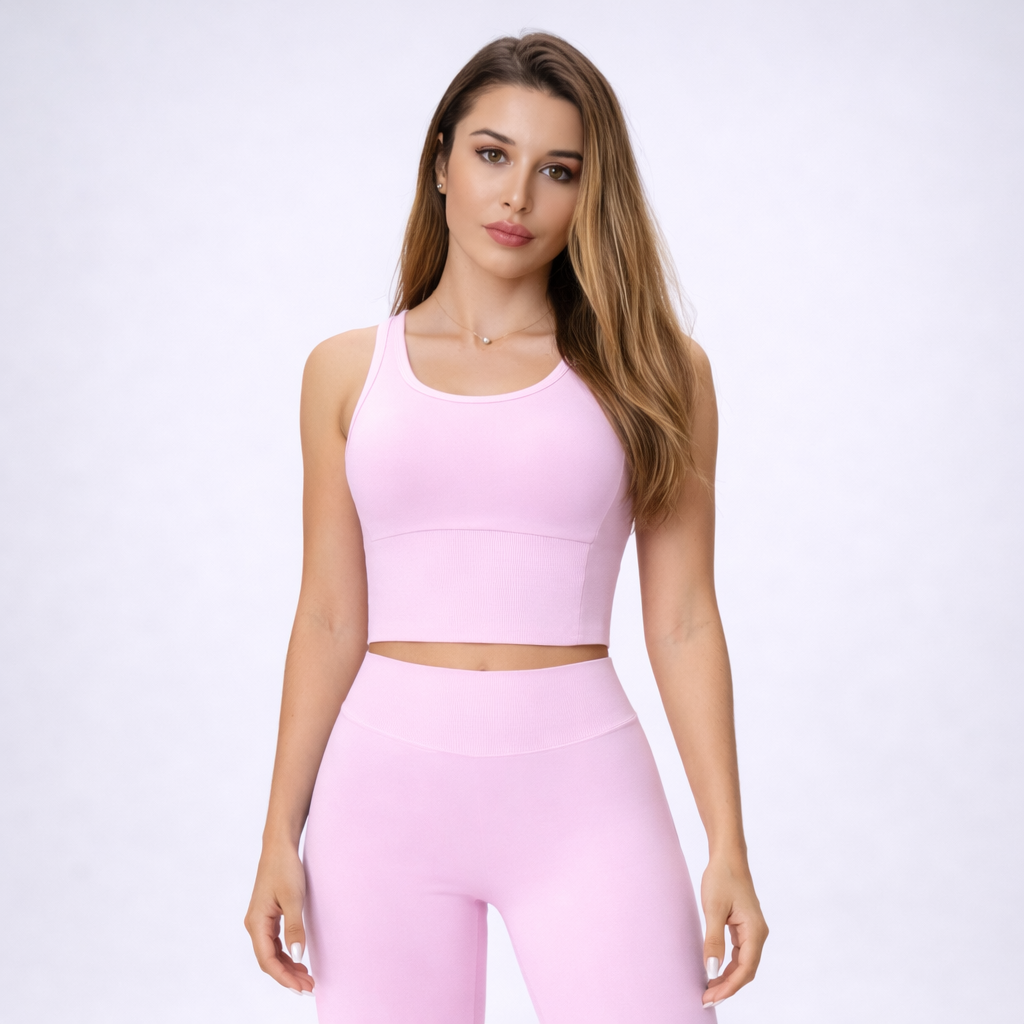 Top Compresivo Rosa Bebé