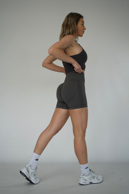 Legging corto Push Up Gris