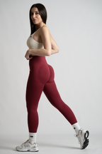 Legging Compresivo Push Up (Granate)